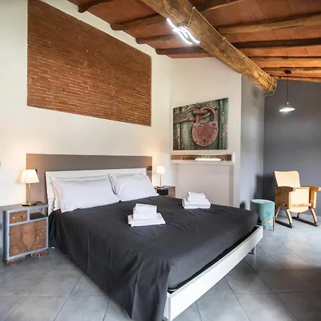 펜션 Casa I Tre Cipressi With Swimming Pool 카판노리