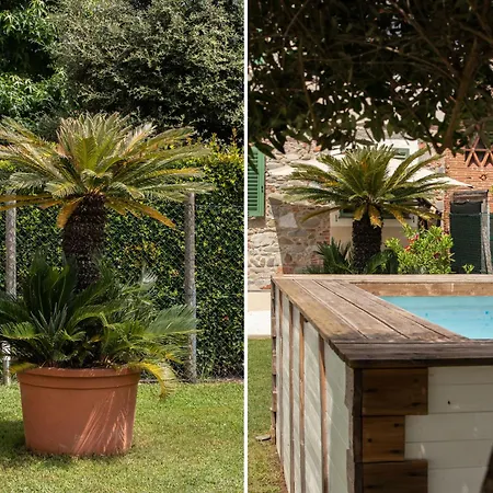 펜션 Casa I Tre Cipressi With Swimming Pool 카판노리
